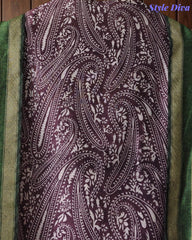 Cotton Maheshwari Digital Print Un-Stitched Suit with Maheshwari Dupatta