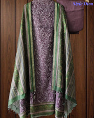 Cotton Maheshwari Digital Print Un-Stitched Suit with Maheshwari Dupatta