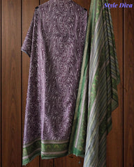 Cotton Maheshwari Digital Print Un-Stitched Suit with Maheshwari Dupatta