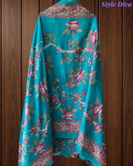 Pure Cotton Digital Print Unstitched Suit with Crochet Lace Dupatta