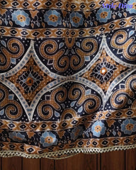 Gajji Silk Digital Print Mirror Work Unstitched Suit with Digital Print Dupatta