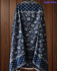 Cotton Pakistani Style Printed Unstitched Suit With Crochet Lacing & Printed Dupatta