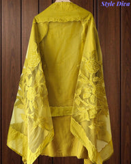 Modal Laser Cut Embroidered Un-Stitched Suit with Designer Dupatta