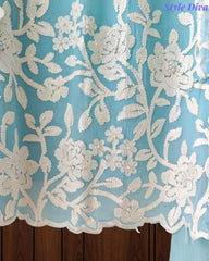 Premium Chinnon Overall Embroidered Unstitched Suit with Pearl Highlights