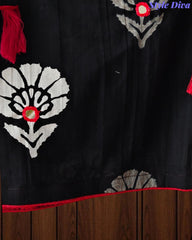 Pure Cotton Printed Unstitched Suit with Mirror Highlighting & Thread Embroidered Dupatta