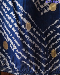 Cotton Maheshwari Digital Print Unstitched Suit Set with Banarasi Weaves & Banarasi Border Dupatta