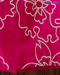 Pure Cotton Unstitched Suit Set with Overall Embroidery & Embroidered Cotton Dupatta