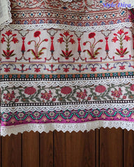 Premium Pure Cotton Digital Print Dress Material with Crochet Lace Border Dupatta
