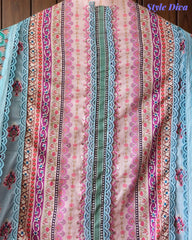 Premium Pure Cotton Digital Print Dress Material with Crochet Lace Border Dupatta