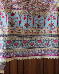 Premium Pure Cotton Digital Print Dress Material with Crochet Lace Border Dupatta