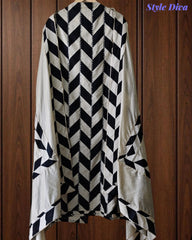 Pure Cotton Printed Unstitched Suit with Mirror Highlighting & Thread Embroidered Dupatta