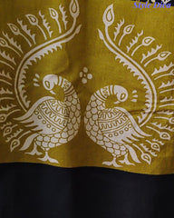 Cotton Traditional Print Unstitched Suit Set with Mul Cotton Printed Dupatta