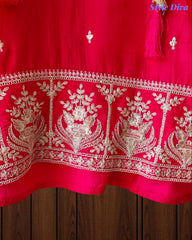Fully Stitched Silk Suit