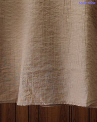 Stylish 3D Embroidered Mandarin Collar Wrinkle Vicose Rayon Top