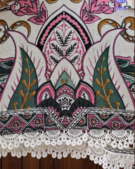 Fully Stitched - Pakistani Style Digital Print Embroidered Kurta Set with Dupatta & Pants