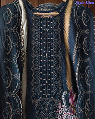 Fully Stitched - Pakistani Style Digital Print Embroidered Kurta Set with Dupatta & Pants