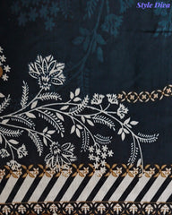 Fully Stitched - Pakistani Style Digital Print Embroidered Kurta Set with Dupatta & Pants