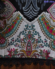 Fully Stitched - Pakistani Style Digital Print Embroidered Kurta Set with Dupatta & Pants
