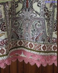 Fully Stitched -Rayon Pakistani Style Suit with Digital Print, Embroidery & Cotton Dupatta