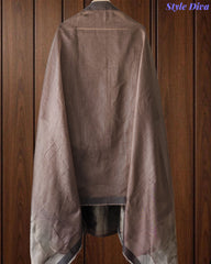 Jamdani Cotton Lagdi Patta- Faux Leather Unstitched Suit