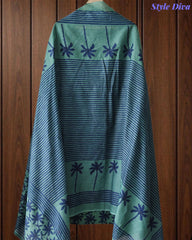 Cotton Printed Unstitched Suit Set with Overall Embroidery Highlights