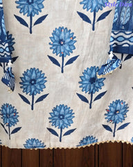 Cotton Digital Print – Unstitched Suit with Cut-Dana and Sequin Highlighting