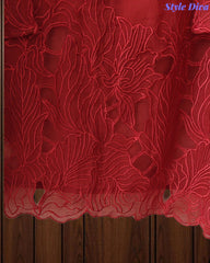 Premium Mul Cotton Unstitched Suit with Laser Cut Embroidery and Embroidered Dupatta