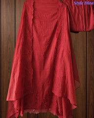 Premium Mul Cotton Unstitched Suit with Laser Cut Embroidery and Embroidered Dupatta