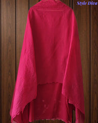 Premium Mul Cotton Unstitched Suit with Laser Cut Embroidery and Embroidered Dupatta