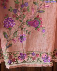 Mul Cotton Unstitched Suit with Overall Kashmiri Embroidery & Kashmiri Embroidered Dupatta