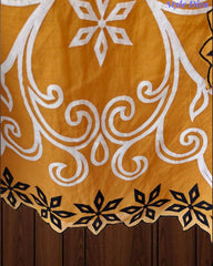 SD1129 - Designer Mul Cotton Unstitched  Suit Set with Laser Cut Work