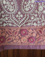 SD1134 - Mul Cotton Unstitched Suit with Overall Jal Embroidery & Matching Embroidered Dupatta