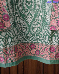 SD1134 - Mul Cotton Unstitched Suit with Overall Jal Embroidery & Matching Embroidered Dupatta