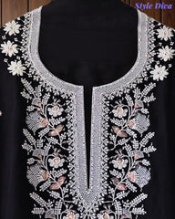 SD1145 - Mul Cotton Unstitched Suit with Cut Dana, Sequin Work & Matching Embellished Dupatta