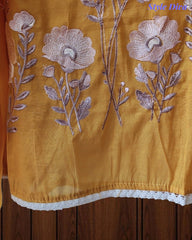 SD1127 - Mul Cotton Unstitched Suit with Laser Cut Work, Overall Embroidery & Matching Embroidered Dupatta