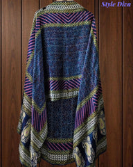 Gajji Silk Digital Printed Unstitched Suit with Mirror Highlighting & Matching Dupatta