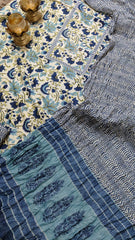 Cotton Printed  Un Stitched Suit With Printed Bottom