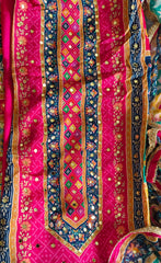 Chinnon Digital Print Mirror Highlight Unstitched Party Wear Suit