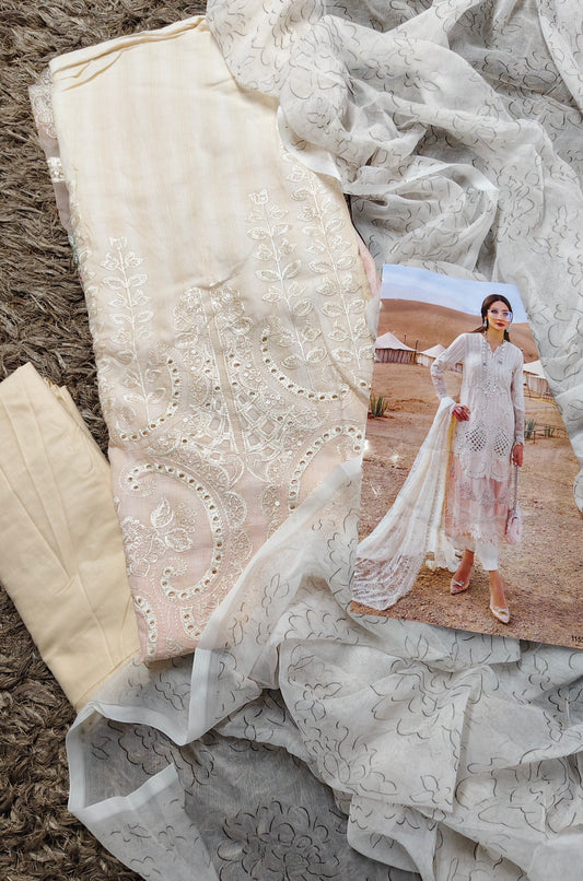 🌸 Pakistani Cotton Embroidery Suit Set – 3 Pc Elegance with Printed Dupatta 🌸