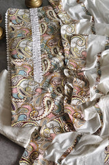 Pakistani Chic Cotton Suit with Digital Print & Designer Dupatta