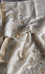 Majestic Banarasi Shimmer Tissue Suit Set with Sequence Zari Elegance