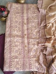 Elegant Pure Cotton Embroidered Suit with Muslin Dupatta – Perfect for Daily & Casual Wear