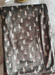 Winter Wear - Velvet Digital Printed Unstitched Suit