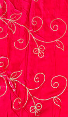 Graceful Party Wear Upara Silk Ensemble with Scalloped Dupatta