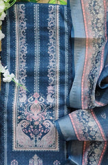 Linen Digital Printed Suit with Sarvoski Highlighting