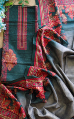 Winter Wear- Elegant Winter Pashmina Suit with Rich Digital Prints