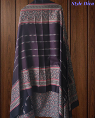 Winter Wear-Premium Pashmina Floral Digital Printed Winter Un-Stitched Suit Set