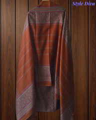 Winter Wear-Premium Pashmina Floral Digital Printed Winter Un-Stitched Suit Set