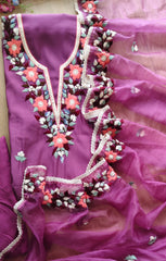 Heritage Kashmiri Embroidery Modal Un-Stitched Suit