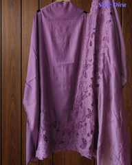 Modal Laser Cut Embroidered Un-Stitched Suit for Festive & Semi-Formal Wear